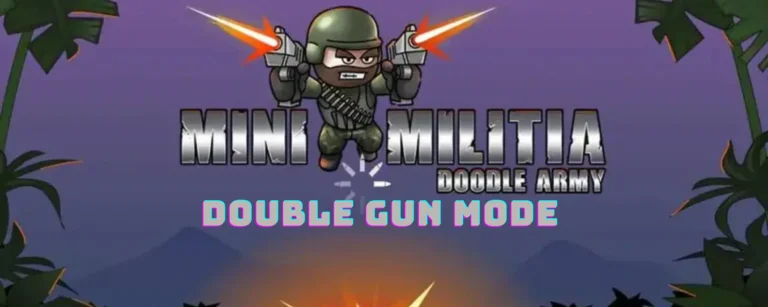 DOUBLE GUN MOD MINI MILITIA WITH 55+LEVELS UNLOCKED