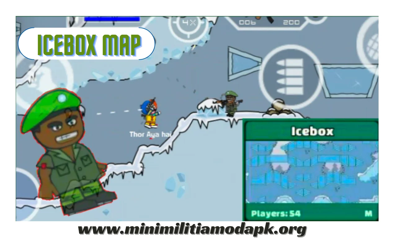 ICEBOX MAP - LIST OF MAPS IN MINI MILITIA