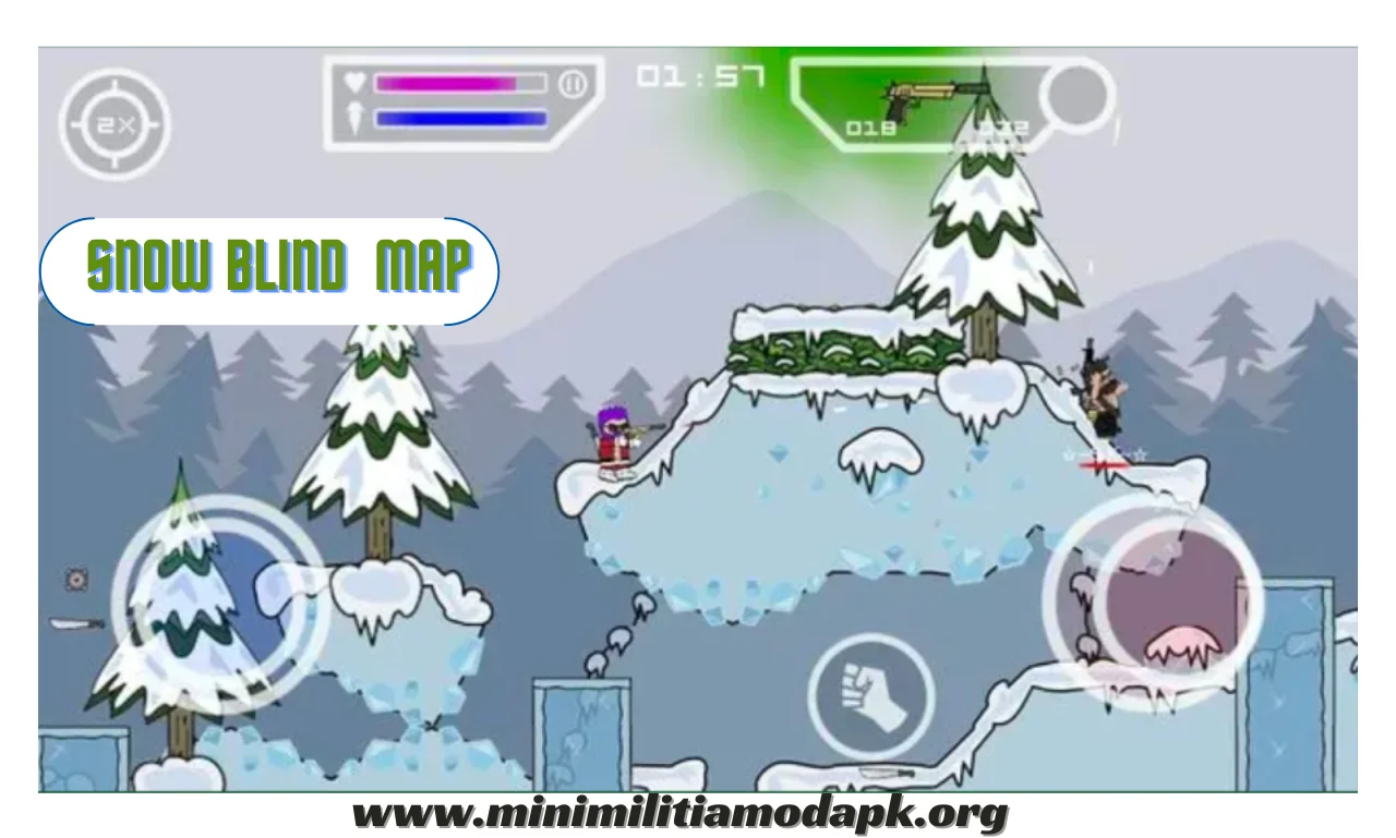 SNOW-BLIND MAP - LIST OF MAPS IN MINI MILITIA