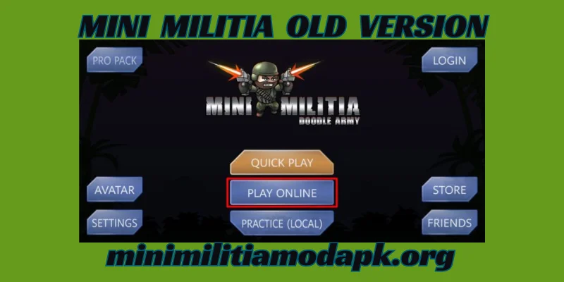HOW TO CREATE AND INVITE FRIENDS IN PRIVATE ROOM OF MINI MILITIA OLD VERSION