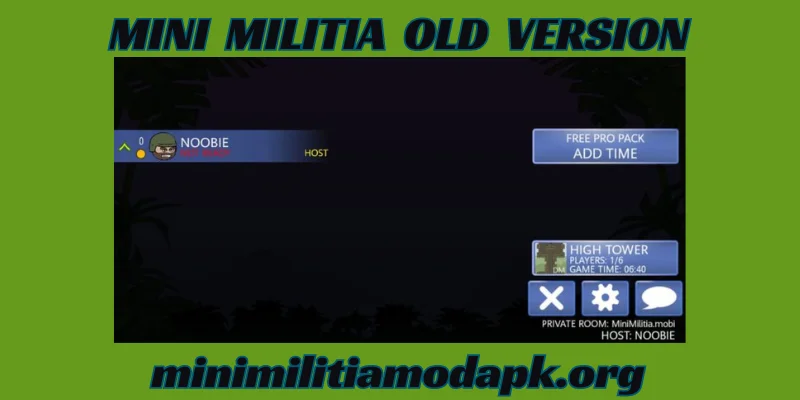 custom room of mini militia apk