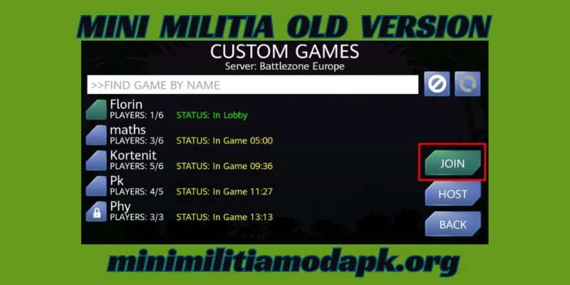 mini militia private room doodle army 2