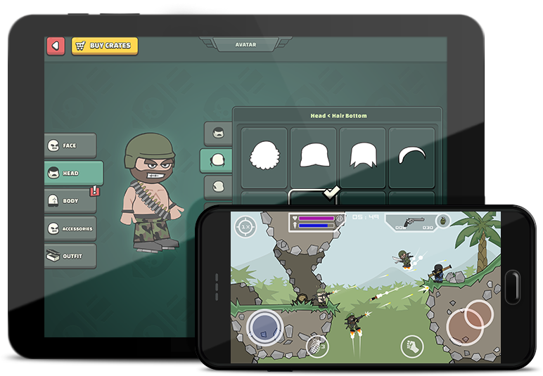 play mini militia on pc, mac, and android mobile